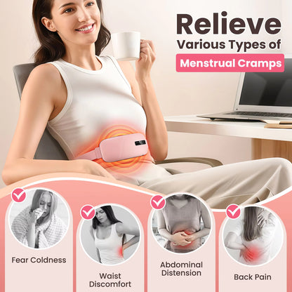 Electric Menstrual Heating Pad & Massage Belt
